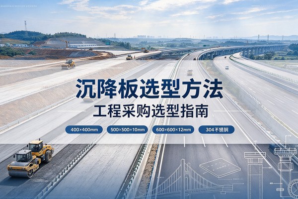 南关沉降板选择方法
