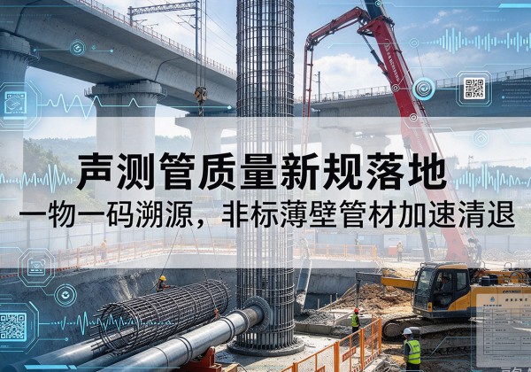 南关声测管质量新规落地，一物一码溯源，非标薄壁管材加速清退