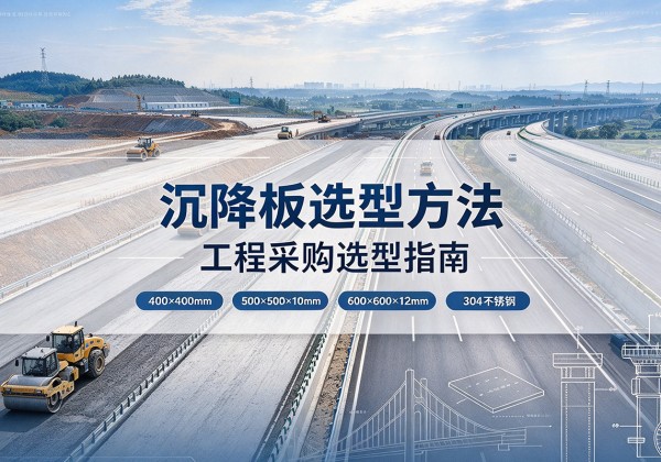 南关沉降板选择方法